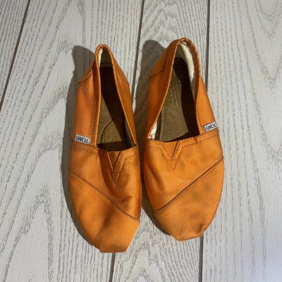 TOMS Grosgrain Slip-On Orange - Picture 1 of 5